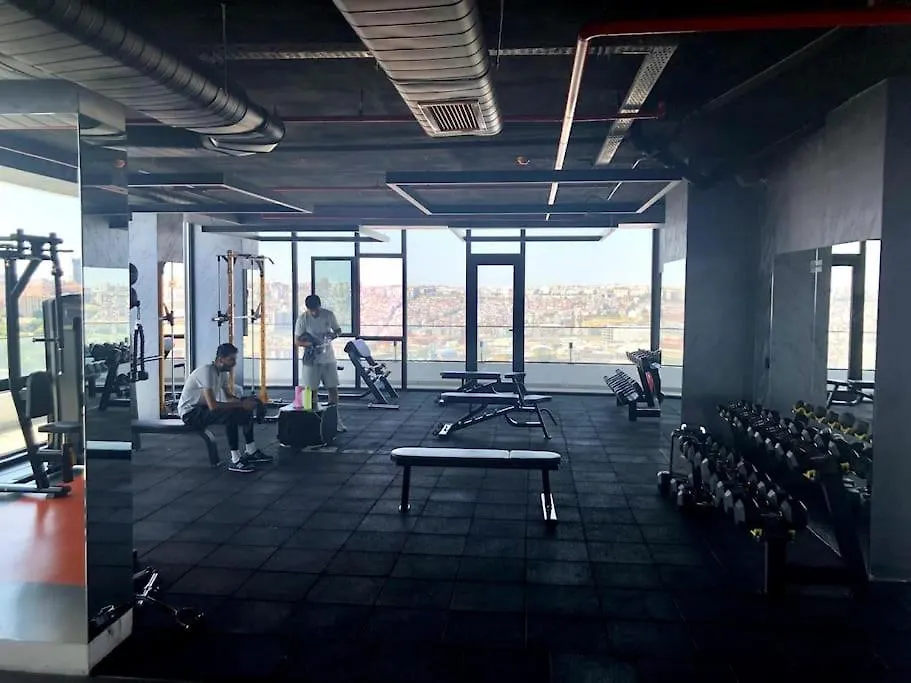 Secured Lux 1 + 1 Apartment - Gym, Sauna & Parking Istanbul